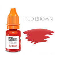 Пигмент WizArt Strong Red Brown 10 мл. для татуажа и перманентного макияжа