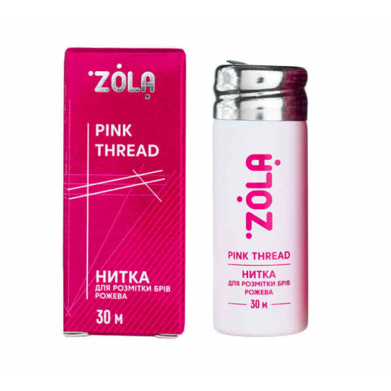 Нить для эскиза бровей розовая Zola