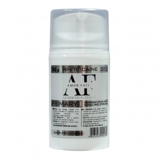Первичная анестезия WHITE-CAINE 12.5% крем анестетик 50 грам AMOR-FATI