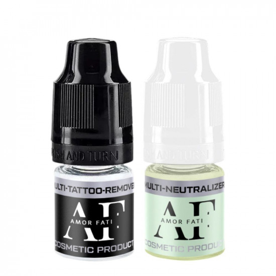 Комплект MULTI-TATTOO-REMOVER і нейтрализатор ремувера MULTI- NEUTRALIZER AMOR-FATI 6 ml