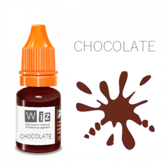 Пигмент для перманентного макияжа WizArt inorganic Chocolate 10 мл