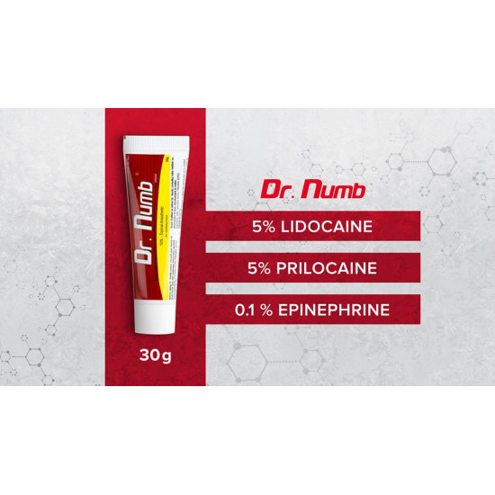 Dr. Numb (Epinephrine), Крем-анестетик 30g.