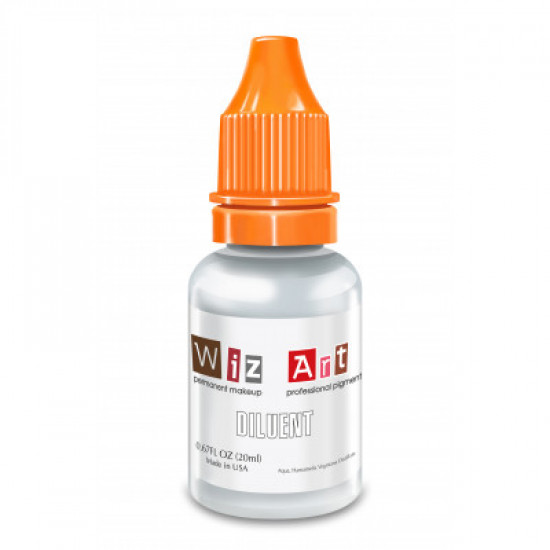 Флакон WizArt Diluent 20 мл на білому фоні — професійний розріджувач для пігментів ПМ